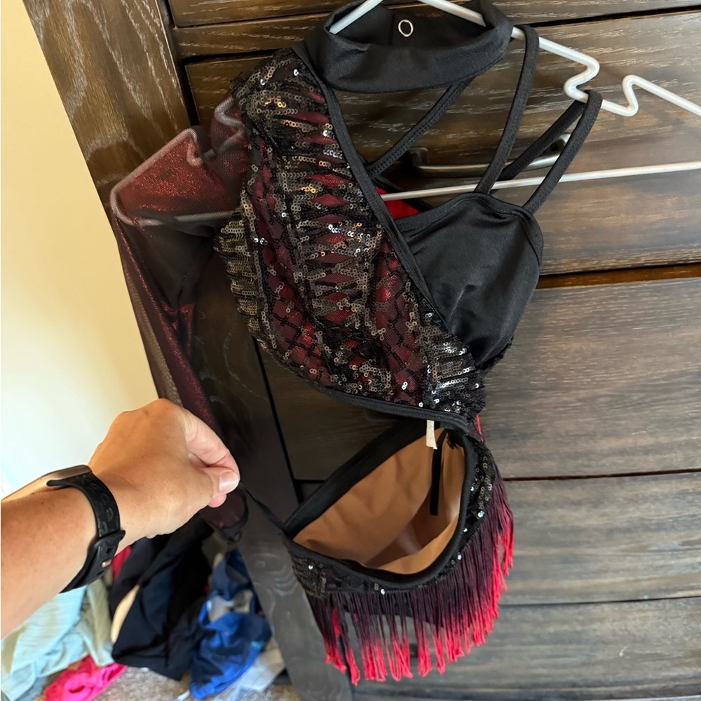 Topman Black and Red Kids Dance Costume